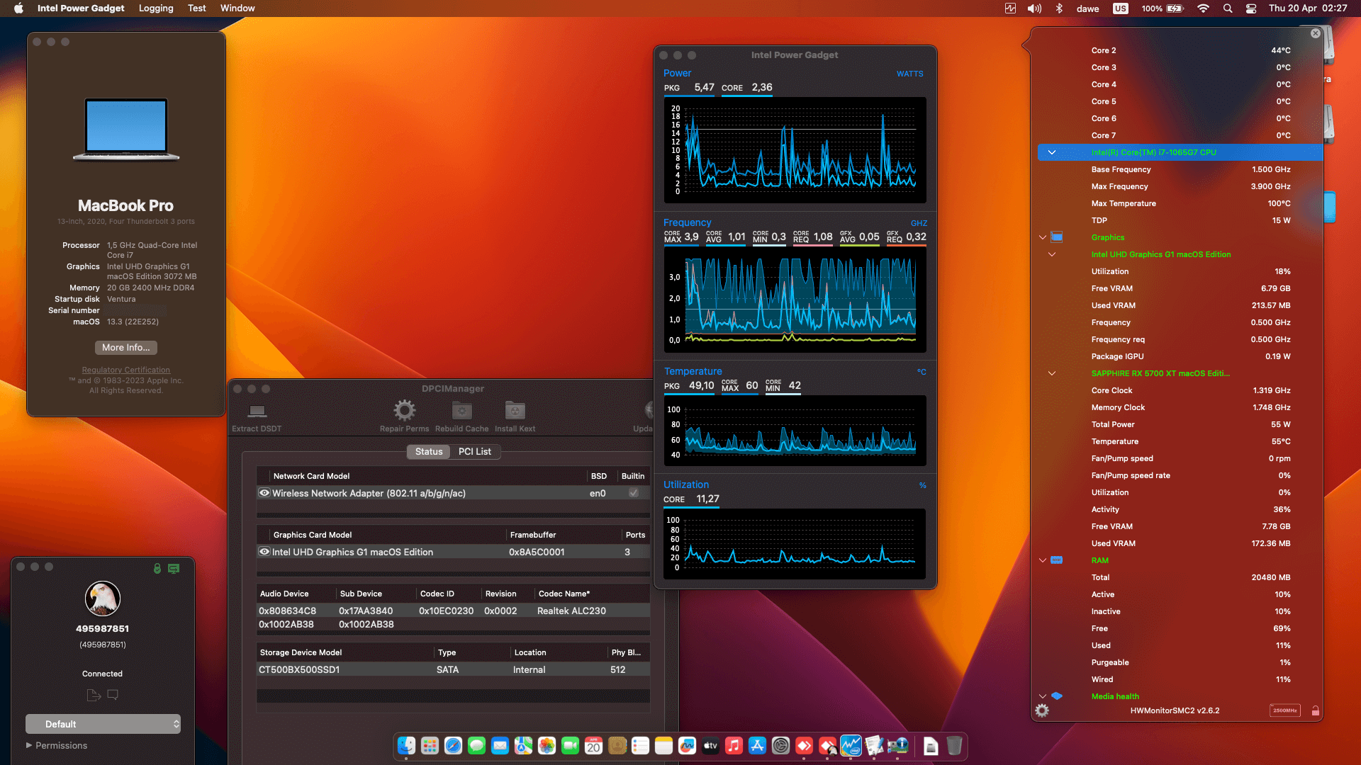 Lenovo Ideapad S145 15IIL [IceLake   Intel UHD G1 + I2C]   OpenCore 1